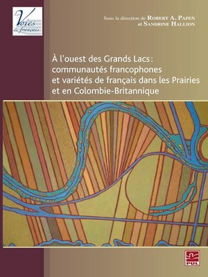 cover image of A l'ouest des Grands Lacs